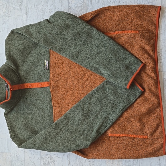 L.L. Bean Mens Sweater Pullover Fleece Colorblock Dize XXL 2X TALL - Picture 12 of 12